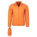 Burnt Orange - Close up - Mountain Warehouse Mens Featherweight Jacket