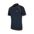 Navy - Back - Mountain Warehouse Mens Contrast Rash Guard