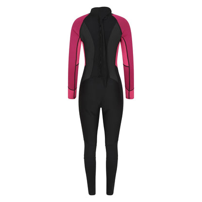 Pink - Back - Mountain Warehouse Womens-Ladies Full Wetsuit