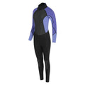 Purple - Side - Mountain Warehouse Womens-Ladies Full Wetsuit