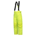 Lime - Side - Mountain Warehouse Childrens-Kids Falcon Extreme Ski Trousers