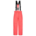 Pink - Back - Mountain Warehouse Childrens-Kids Falcon Extreme Ski Trousers