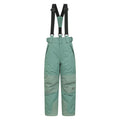 Light Khaki - Front - Mountain Warehouse Childrens-Kids Falcon Extreme Ski Trousers