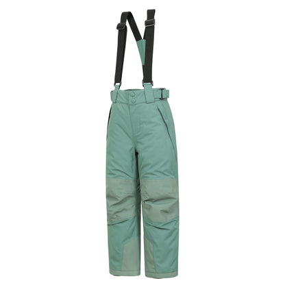 Light Khaki - Side - Mountain Warehouse Childrens-Kids Falcon Extreme Ski Trousers