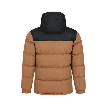 Orange-Black - Back - Mountain Warehouse Mens Snow Padded Jacket