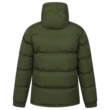 Dark Khaki - Back - Mountain Warehouse Mens Snow Padded Jacket