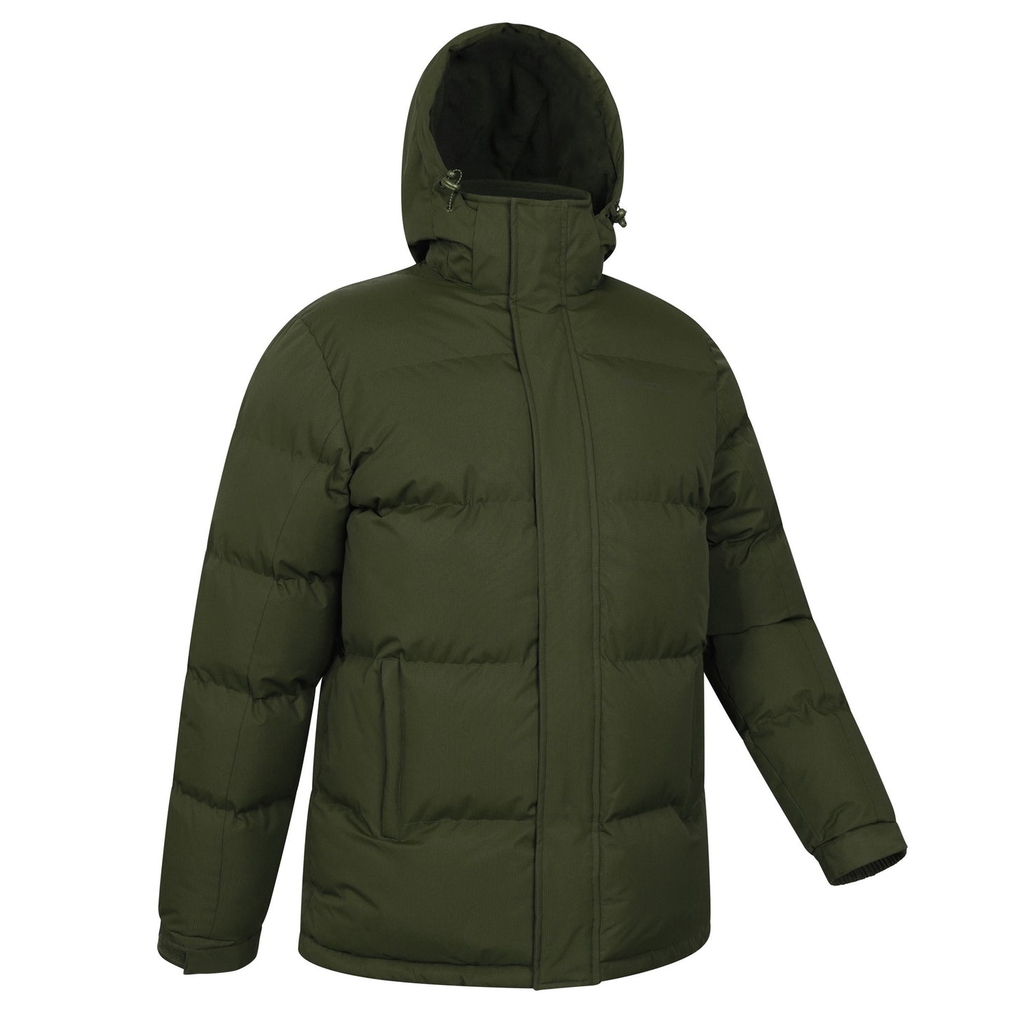 Dark Khaki - Side - Mountain Warehouse Mens Snow Padded Jacket