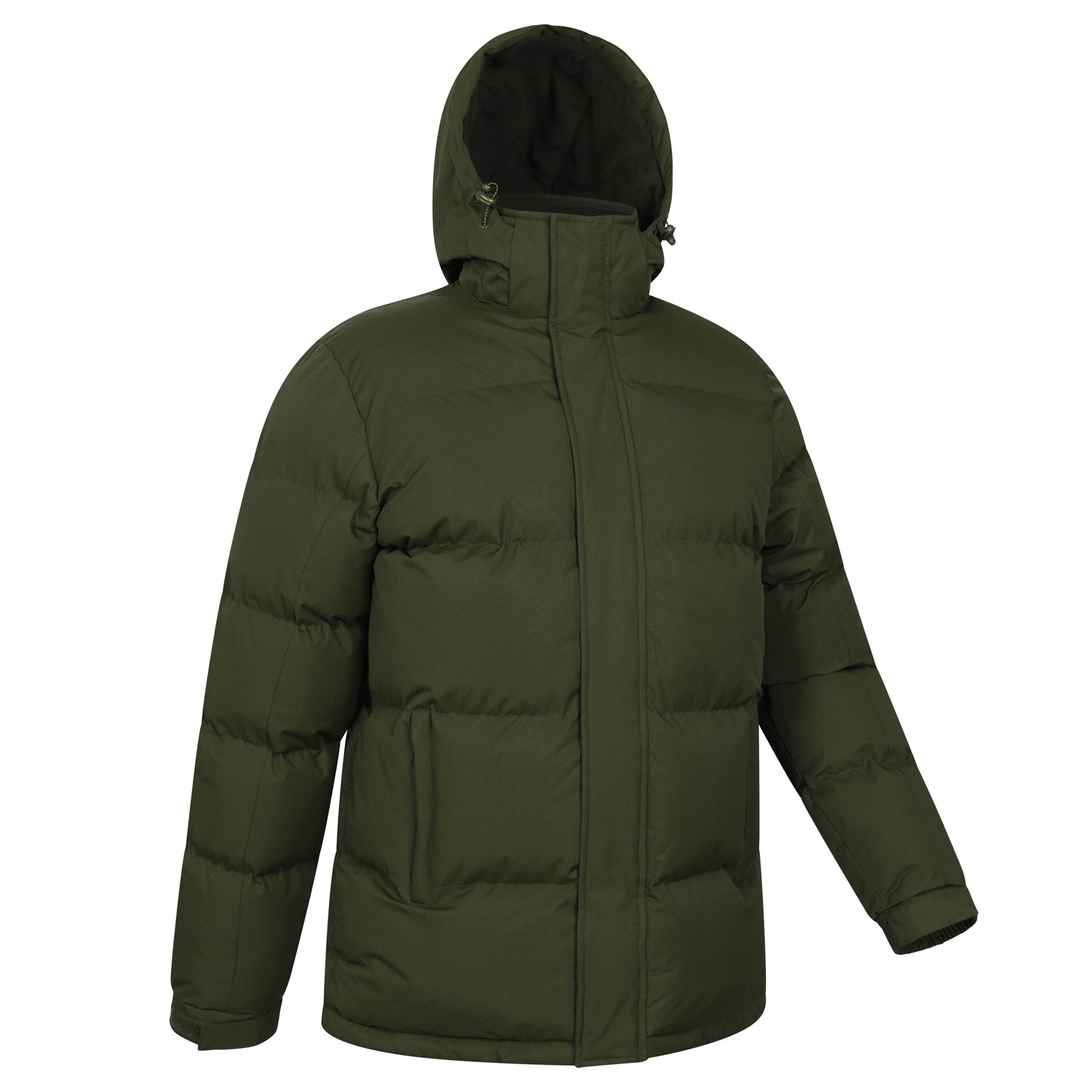 Dark Khaki - Side - Mountain Warehouse Mens Snow Padded Jacket