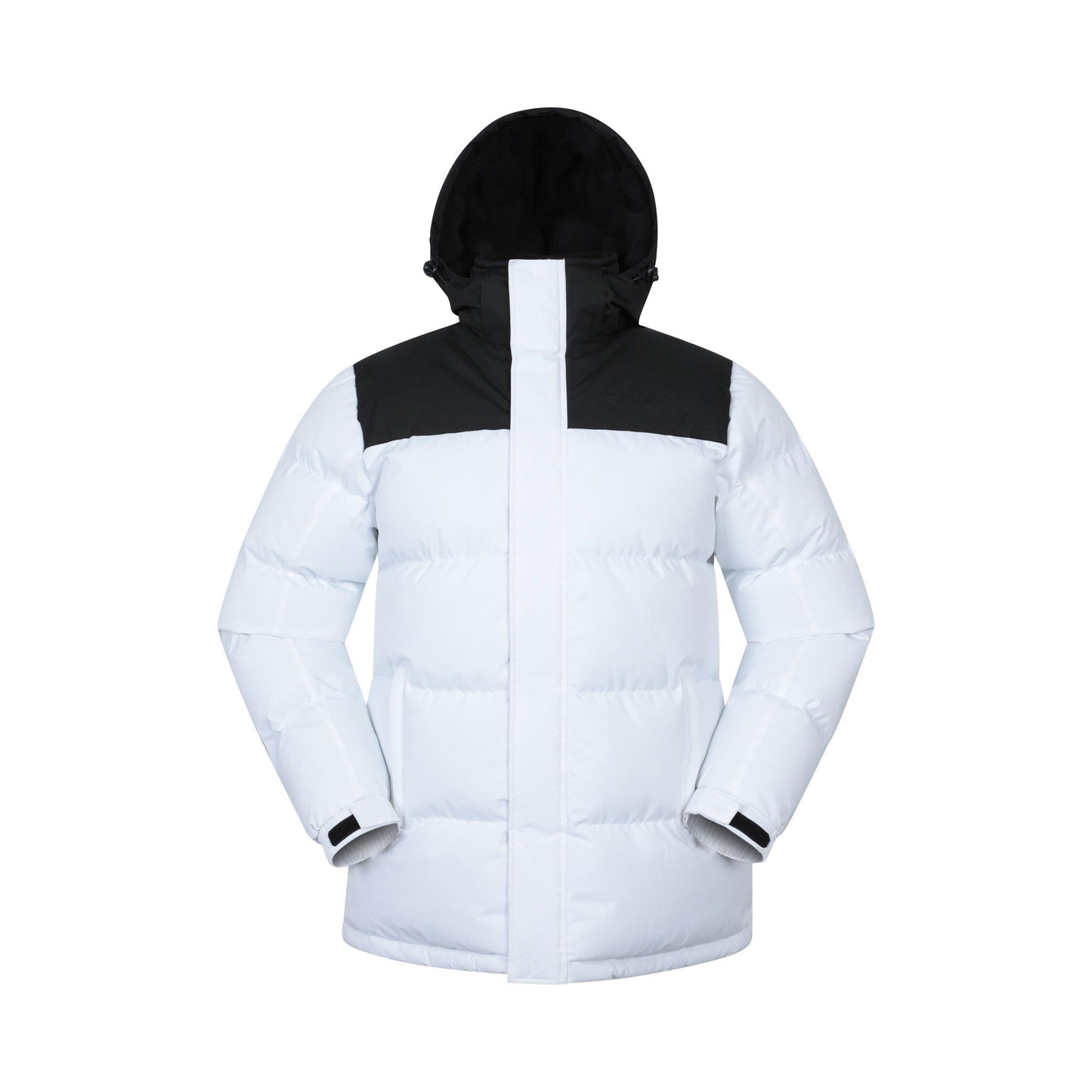 Monochrome - Front - Mountain Warehouse Mens Snow Padded Jacket