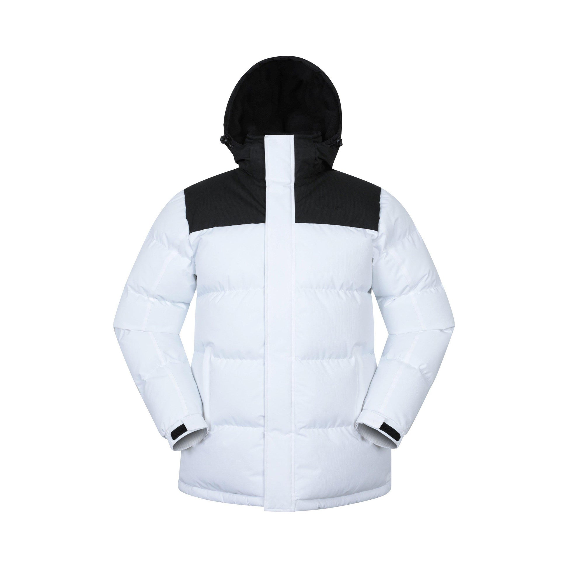 Monochrome - Front - Mountain Warehouse Mens Snow Padded Jacket