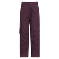 Purple - Front - Mountain Warehouse Childrens-Kids Trek Winter Hiking Trousers