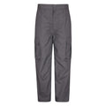 Grey - Front - Mountain Warehouse Childrens-Kids Trek Winter Hiking Trousers