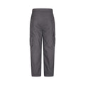 Grey - Back - Mountain Warehouse Childrens-Kids Trek Winter Hiking Trousers