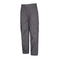 Grey - Side - Mountain Warehouse Childrens-Kids Trek Winter Hiking Trousers