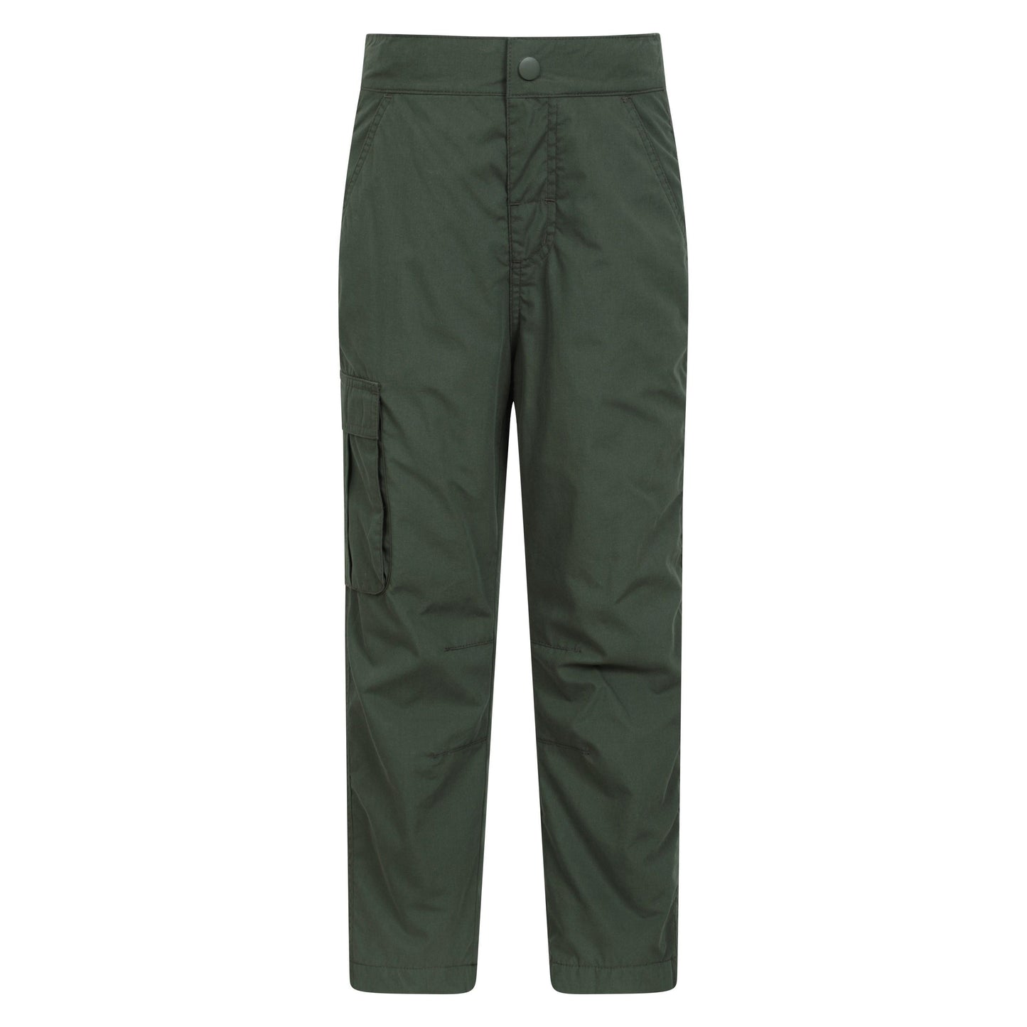 Khaki Green - Front - Mountain Warehouse Childrens-Kids Trek Winter Hiking Trousers