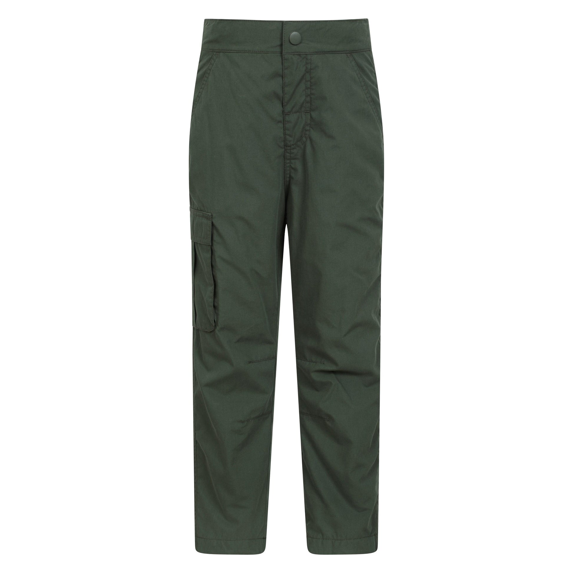 Khaki Green - Front - Mountain Warehouse Childrens-Kids Trek Winter Hiking Trousers