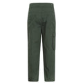 Khaki Green - Back - Mountain Warehouse Childrens-Kids Trek Winter Hiking Trousers