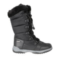 Black - Back - Mountain Warehouse Womens-Ladies Snowflake Snow Boots