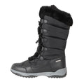 Black - Side - Mountain Warehouse Womens-Ladies Snowflake Snow Boots