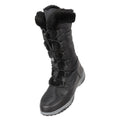 Black - Front - Mountain Warehouse Womens-Ladies Snowflake Snow Boots