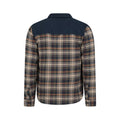 Green - Back - Mountain Warehouse Mens Flannel Padded Shirt Jacket