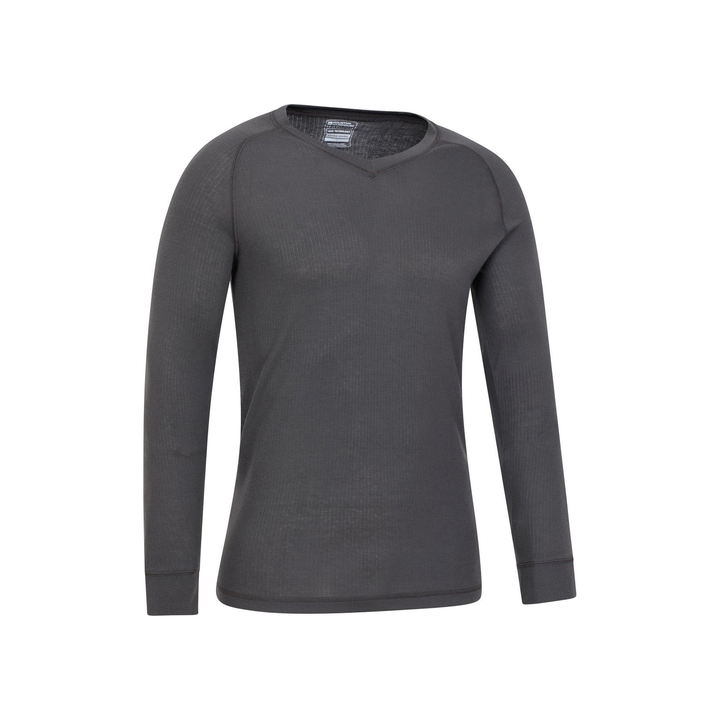 Grey - Lifestyle - Mountain Warehouse Mens Talus V Neck Thermal Top