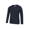 Navy - Back - Mountain Warehouse Mens Talus V Neck Thermal Top