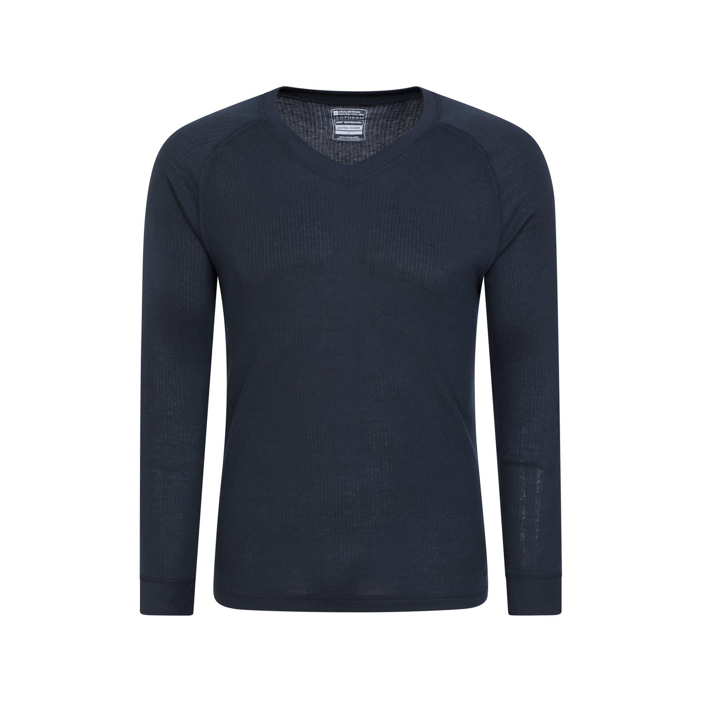 Navy - Front - Mountain Warehouse Mens Talus V Neck Thermal Top