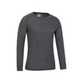 Grey - Side - Mountain Warehouse Mens Talus V Neck Thermal Top
