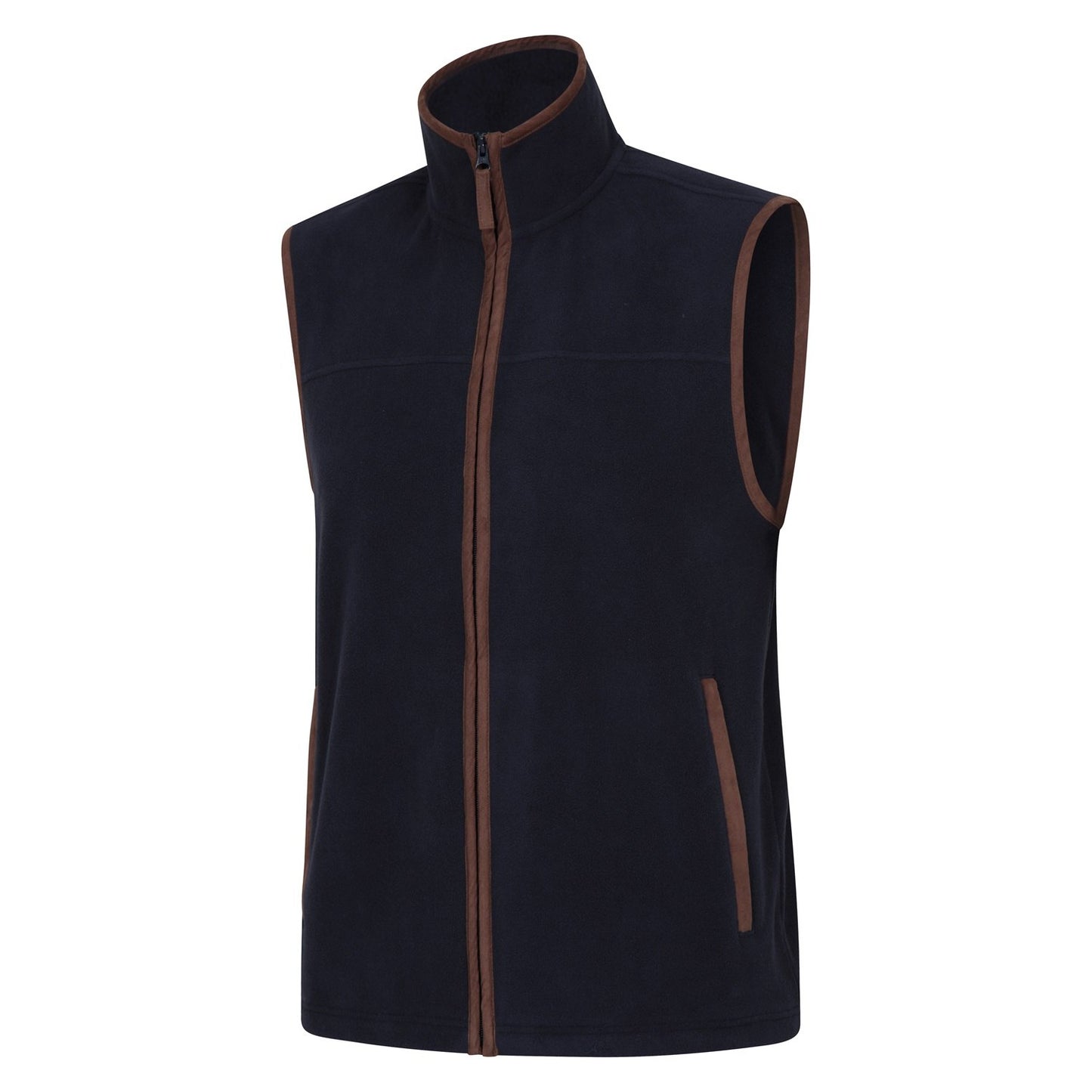 Navy - Side - Mountain Warehouse Mens Rove Fleece Gilet
