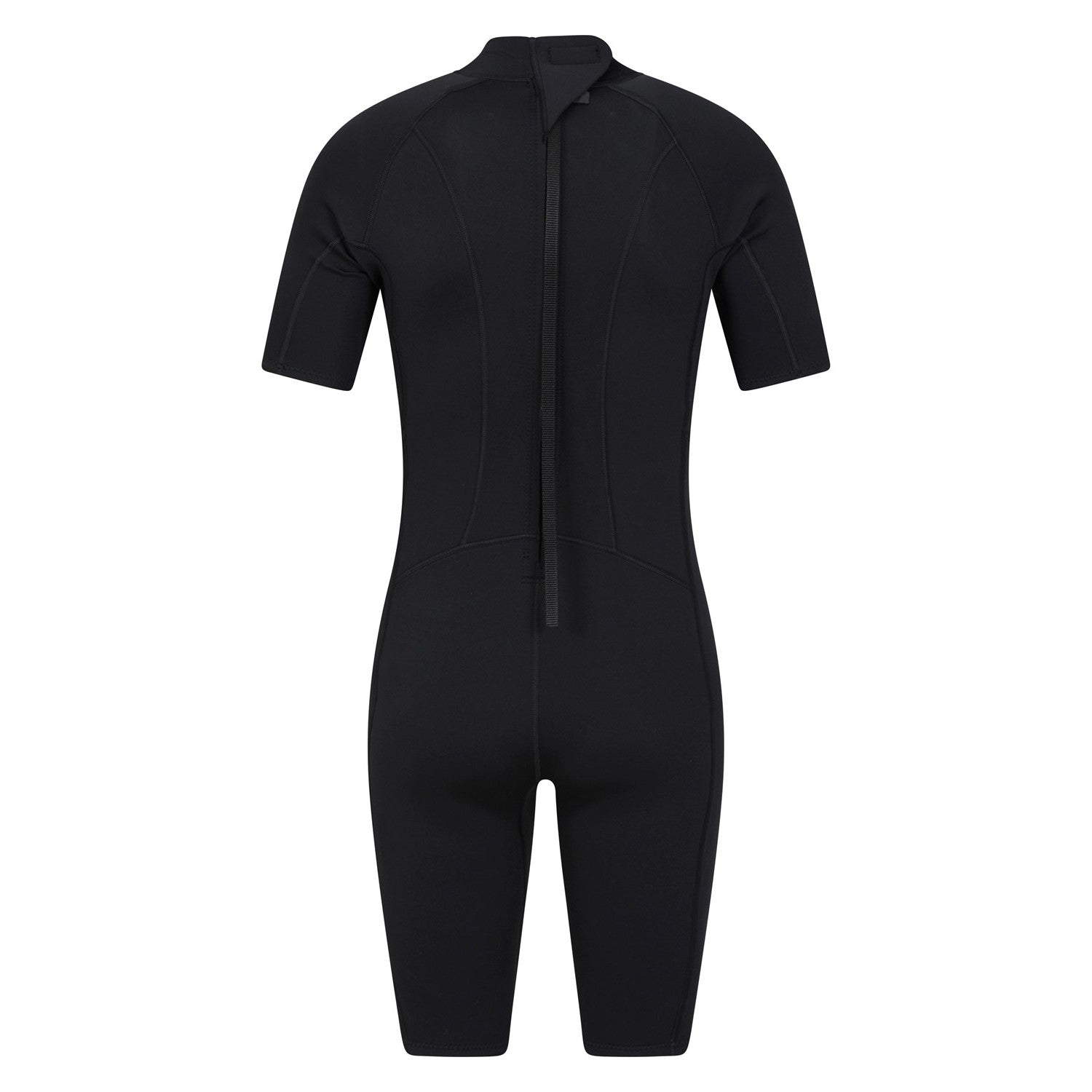Black - Back - Mountain Warehouse Mens Shorty Wetsuit