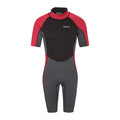 Grey - Front - Mountain Warehouse Mens Shorty Wetsuit