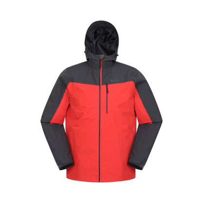 Active Red - Front - Mountain Warehouse Mens Brisk Extreme Waterproof Jacket