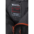 Dark Grey - Close up - Mountain Warehouse Mens Brisk Extreme Waterproof Jacket