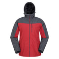 Red - Front - Mountain Warehouse Mens Brisk Extreme Waterproof Jacket