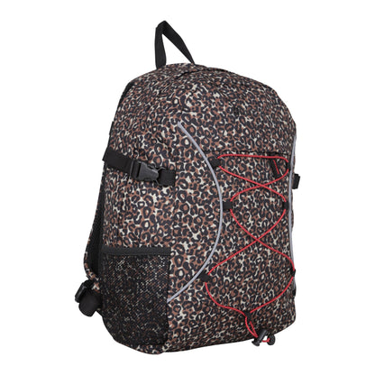 Black - Front - Mountain Warehouse Bolt Patterned 18L Backpack