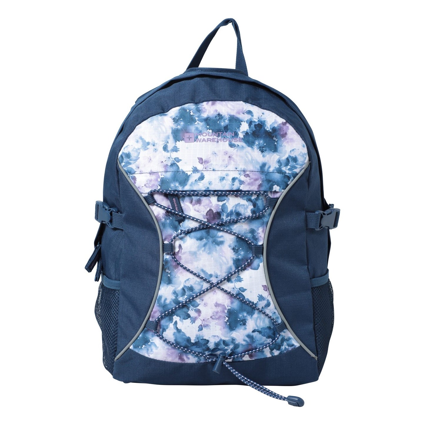 Purple - Front - Mountain Warehouse Bolt Patterned 18L Backpack