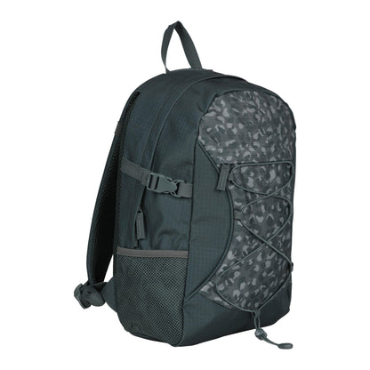 Khaki Green - Front - Mountain Warehouse Bolt Patterned 18L Backpack