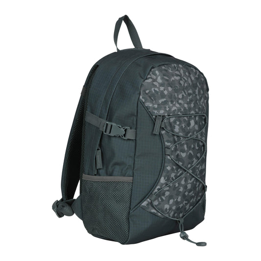 Khaki Green - Front - Mountain Warehouse Bolt Patterned 18L Backpack