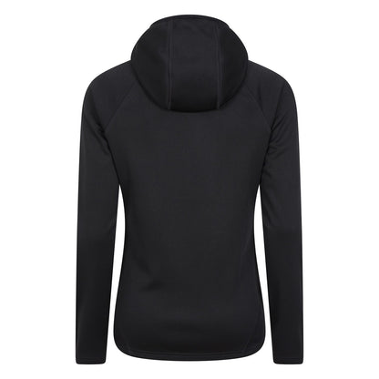 Black - Back - Mountain Warehouse Womens-Ladies Dynamic Chakra IsoCool Full Zip Hoodie