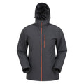 Dark Grey - Front - Mountain Warehouse Mens Brisk Extreme Waterproof Jacket