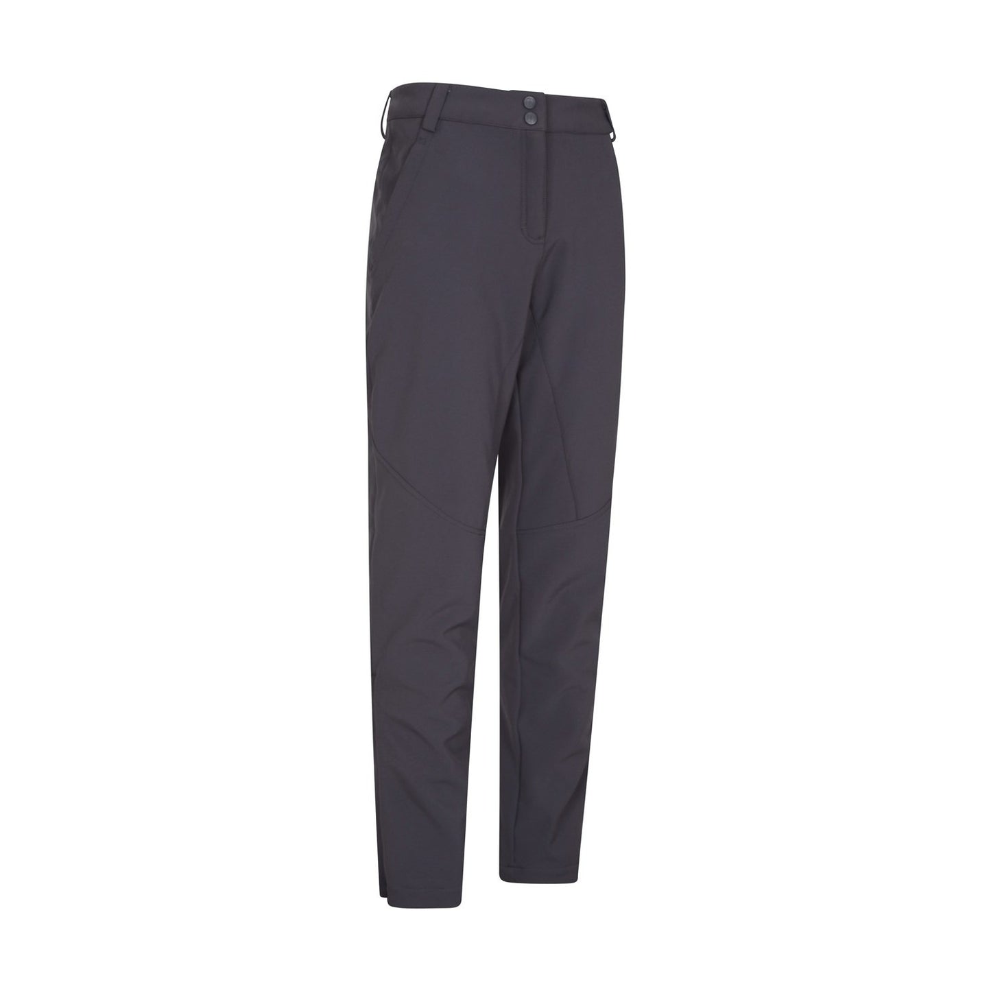Grey - Side - Mountain Warehouse Womens-Ladies Sierra Softshell Ski Trousers