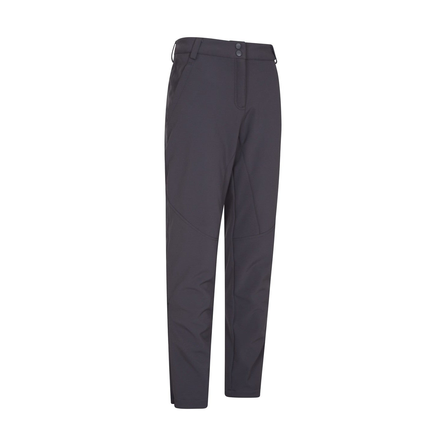 Grey - Side - Mountain Warehouse Womens-Ladies Sierra Softshell Ski Trousers