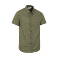 Green - Lifestyle - Mountain Warehouse Mens Preston Illustration Shirt