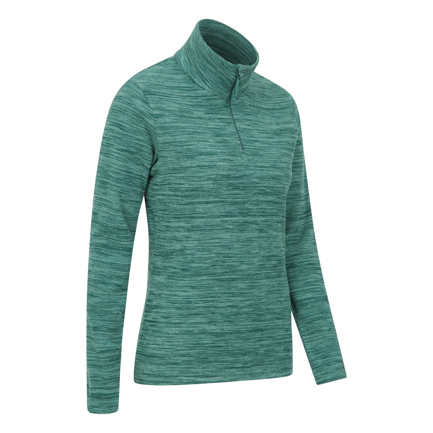 Green - Back - Mountain Warehouse Womens-Ladies Snowdon Fleece Top
