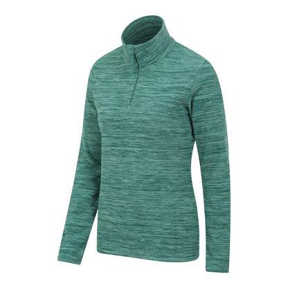 Green - Side - Mountain Warehouse Womens-Ladies Snowdon Fleece Top