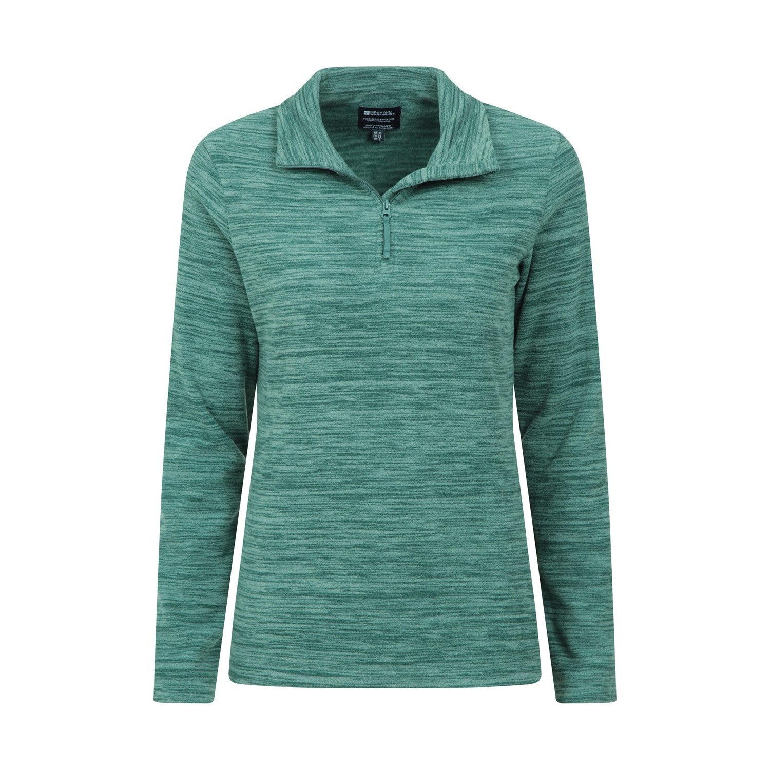 Green - Pack Shot - Mountain Warehouse Womens-Ladies Snowdon Fleece Top