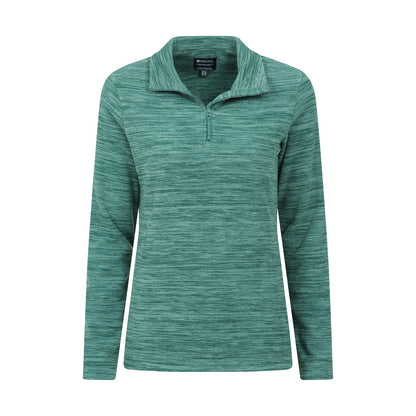 Green - Pack Shot - Mountain Warehouse Womens-Ladies Snowdon Fleece Top