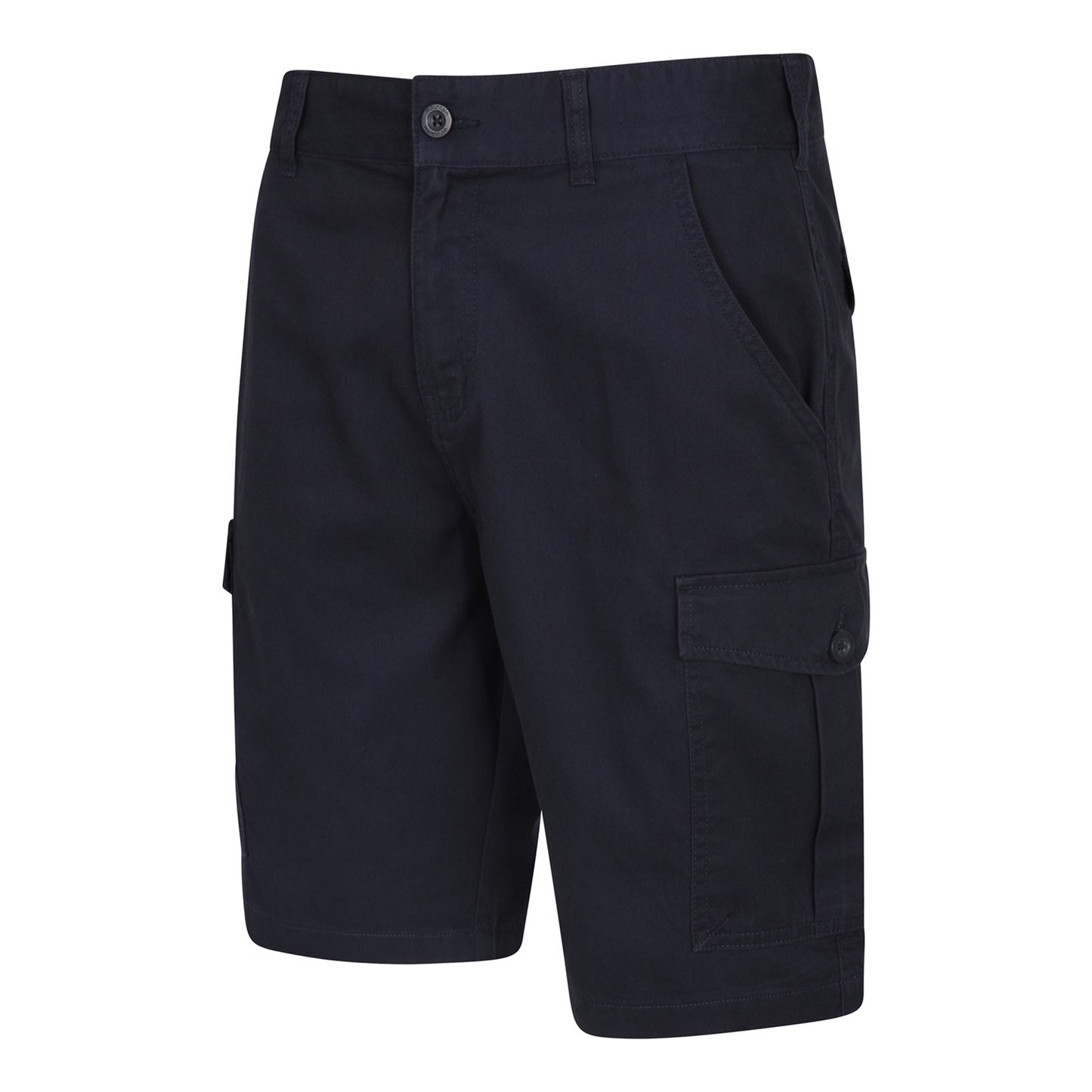 Navy - Side - Mountain Warehouse Mens Lakeside Cargo Shorts (Pack of 2)