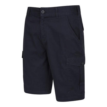 Navy - Side - Mountain Warehouse Mens Lakeside Cargo Shorts (Pack of 2)